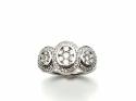 18ct Diamond Cluster Ring 1.00ct