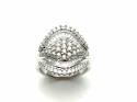 14ct Diamond Cluster Ring Est 1.00ct