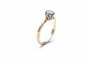 18ct Diamond Solitaire Ring Est 0.50ct