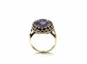 9ct Yellow Gold Amethyst Solitaire Ring