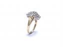 14ct Yellow Gold Diamond Cluster Ring