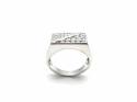 9ct White Gold Diamond Ring 0.87ct