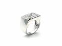 9ct White Gold Diamond Ring 0.87ct