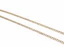 9ct Yellow Gold Flat Curb Chain 20 inch