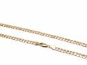 9ct Yellow Gold Flat Curb Chain 20 inch