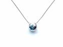 18ct Diamond Ball Pendant & Chain