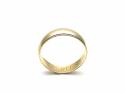 18ct Patterned Edge Wedding Ring 5mm