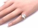 14ct Yellow Gold CZ Solitaire Ring
