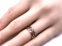 9ct Rose Gold Celtic Style Ring