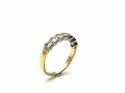 18ct Yellow Gold Diamond 7 Stone Ring