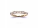 18ct Yellow Gold Diamond Eternity Ring 0.34ct