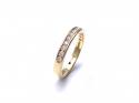 18ct Yellow Gold Diamond Eternity Ring 0.34ct