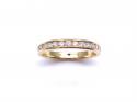 18ct Yellow Gold Diamond Eternity Ring 0.34ct