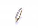 18ct Yellow Gold Diamond Eternity Ring 0.20ct