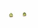 9ct Yellow Gold Peridot Stud Earrings