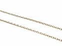 9ct Yellow Gold Trace Chain 37 inch