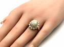 18ct Opal & Diamond Cluster Ring 1.00ct