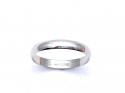 18ct White Gold Wedding Ring 3mm