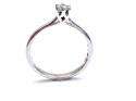 18ct White Gold Diamond Solitaire Ring