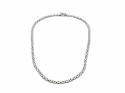 18ct White Gold Flat Necklet 16 inch