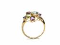 9ct Semi Precious Stone Cluster Ring