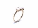 9ct Yellow Gold Opal 3 Stone Ring