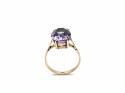 Amethyst Solitaire Ring