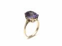 Amethyst Solitaire Ring