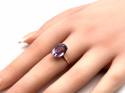 Amethyst Solitaire Ring