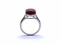 9ct Synthetic Ruby Solitaire Ring