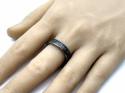 Tungsten Carbide Ring With Iron Ore Inlay 6mm