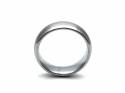 Tungsten Carbide Ring Brushed Inlay 7mm