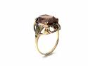 9ct Yellow Gold Smokey Quartz Ring