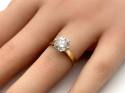 18ct Yellow Gold Diamond Solitaire Ring 2.16ct