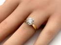 18ct Yellow Gold Diamond Solitaire Ring 2.16ct