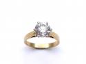 18ct Yellow Gold Diamond Solitaire Ring 2.16ct