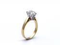 18ct Yellow Gold Diamond Solitaire Ring 2.16ct