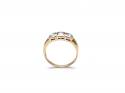 9ct Yellow Gold CZ 3 Stone Ring