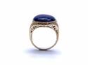 9ct Lapis Lazuli Solitaire Dress Ring