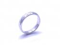 18ct White Gold Wedding Ring 4mm