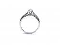 18ct White Gold Diamond Solitaire Ring