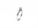 18ct White Gold Diamond Solitaire Ring