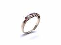 9ct Yellow Gold Ruby & Diamond Ring