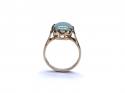 9ct Yellow Gold Jade Solitaire Ring