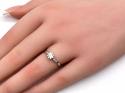 9ct White Gold Diamond Solitaire Ring