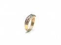 18ct Yellow Gold Diamond Wishbone Ring