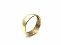 9ct Yellow Gold Court Wedding Ring