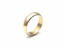 9ct Yellow Gold Court Wedding Ring 5mm