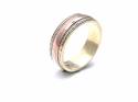 9ct Rose & Yellow Gold Wedding Ring