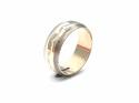 9ct Yellow Gold Patterned Wedding Ring